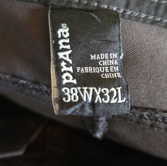 PrAna Pants Zip Off Gray 38x32 - Picture 8 of 10